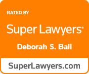 Rated By Super Lawyers Deborah S. Ball SuperLawyers.com